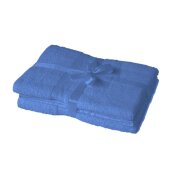 Saunatuch 2er Set 80 x 200 cm Royalblau