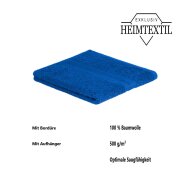 Saunatuch 2er Set 80 x 200 cm Royalblau