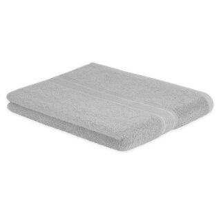 Badetuch 100 x 150 cm 500g/m²  Silber