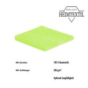 4 x Badetuch 500 g/m² 100 x 150 cm Apfelgrün