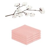 4 x Handtuch 500 g/m²  50 x 100 cm Rosa