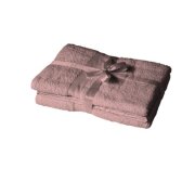 4 x Duschtuch 500 g/m²  70 x 140 cm Rosa