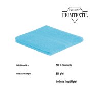 4 x Handtuch 500 g/m²  50 x 100 cm Türkis