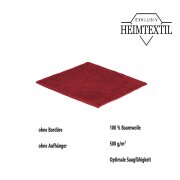 12 x Seiftuch 500 g/m²  30 x 30 cm Bordeaux