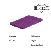 12 x  Gästetuch 500 g/m²  30 x 50 cm Lila