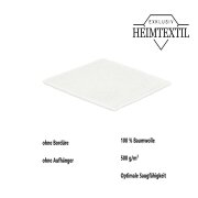 12 x Seiftuch 500 g/m²  30 x 30 cm Weiß