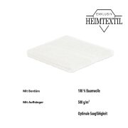 4 x Handtuch 500 g/m²  50 x 100 cm Weiß