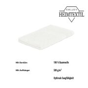 12 x  Gästetuch 500 g/m²  30 x 50 cm Weiß