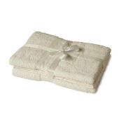 4 x Badetuch 500 g/m² 100 x 150 cm Naturweiß