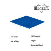 12 x Seiftuch 500 g/m²  30 x 30 cm Royalblau