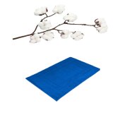 4 x Badvorleger 700 g/m² 50 x 80 cm Royalblau