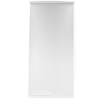 Seitenzugrollo verdunkelnd Ready to Fix Klemmfix Fensterrollo ohne Bohren 140 x 160 cm weiß